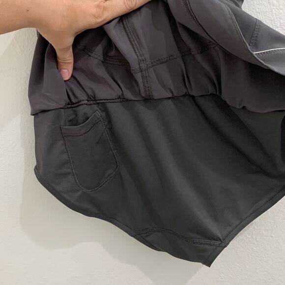 Lululemon Speedy Runsie Romper Womens 6/8 Gray Activewear Running One Piece - Picture 7 of 14